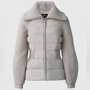 MACKAGE FOXY TRENCH M - BRAND NEW MIX MEDIA DOWN JACKET